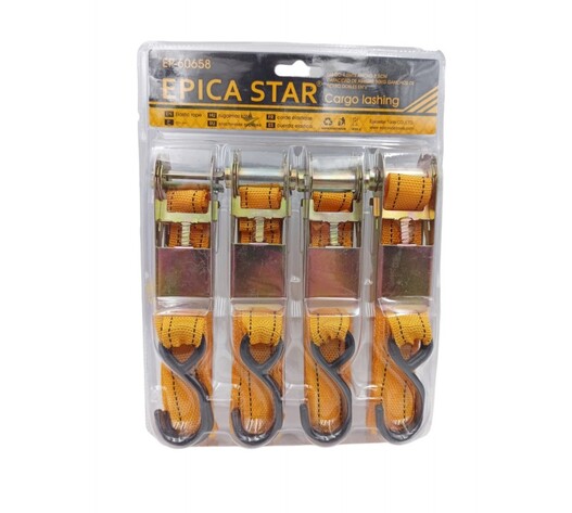 ΙΜΑΝΤΕΣ ΜΕ ΚΑΣΤΑΝΙΑ 4mx2.5cm EPICA STAR EP-60658