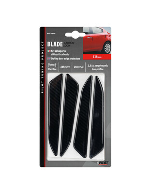 ΑΝΤΙΚΡΟΥΣΤΙΚΑ ΠΟΡΤΑΣ BLADE CARBON LOOK 138mm ΠΑΧΟΥΣ 2,8mm 4ΤΕΜ.