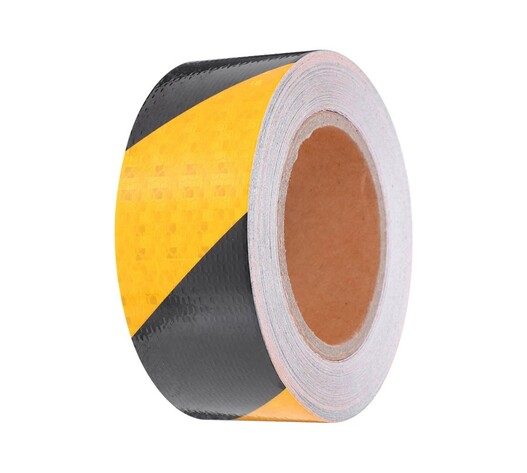RCHANG ΑΝΑΚΛΑΣΤΙΚΗ ΤΑΙΝΙΑ ΚΙΤΡΙΝΗ ΜΑΥΡΗ PVC 5cm*5m W15230-23