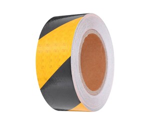 RCHANG ΑΝΑΚΛΑΣΤΙΚΗ ΤΑΙΝΙΑ ΚΙΤΡΙΝΗ ΜΑΥΡΗ PVC 5cm*5m W15230-23