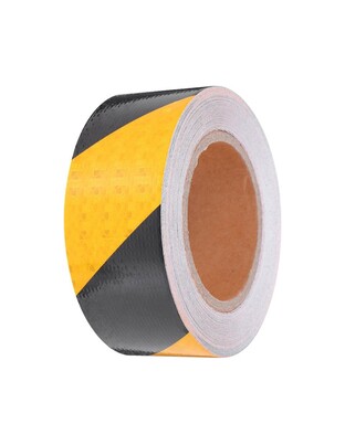 RCHANG ΑΝΑΚΛΑΣΤΙΚΗ ΤΑΙΝΙΑ ΚΙΤΡΙΝΗ ΜΑΥΡΗ PVC 5cm*5m W15230-23