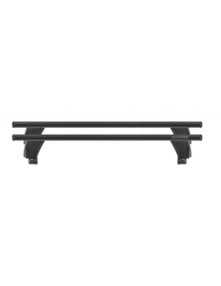 ΜΠΑΡΕΣ ΟΡΟΦΗΣ ΑΛΟΥΜΙΝΙΟΥ DELTA XL BLACK 161 cm ROOF RACK ΣΕΤ ΣΕ ΜΑΥΡΟ ΧΡΩΜΑ ΜΕ ΠΡΟΣΤΑΤΕΤΙΚΑ ΚΑΠΑΚΙΑ ΑΚΡΩΝ ΓΙΑ ΑΠΛΗ ΟΡΟΦΗ MENABO - 2 ΤΕΜ.