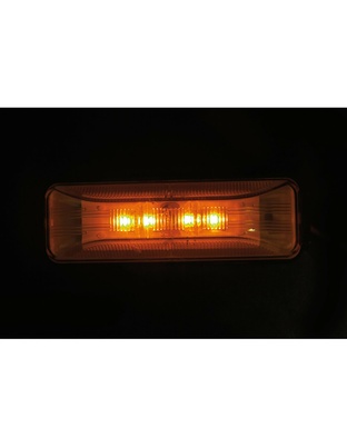 ΦΩΣ ΟΓΚΟΥ ΦΟΡΤΗΓΟΥ 4LED ΠΟΡΤΟΚΑΛΙ 24V 103mm LA3 - 1 ΤΕΜ.