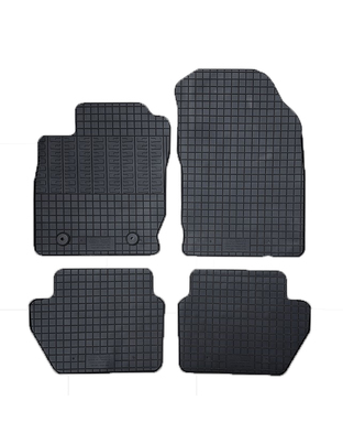 Cik - ΠΑΤΑΚΙΑ ΑΥΤΟΚΙΝΗΤΟΥ ΑΠΟ ΛΑΣΤΙΧΟ ΓΙΑ FORD ECOSPORT 2017+ ΣΕ ΜΑΥΡΟ ΧΡΩΜΑ ΜΕ ΚΟΥΜΠΩΜΑΤΑ - 4 ΤΕΜ. (RM.FO.0037/CK)