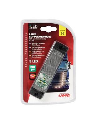 ΦΩΣ ΘΕΣΕΩΣ ΦΟΡΤΗΓΟΥ 24V 3LED ΛΕΥΚΟ 130x30mm 1ΤΕΜ.