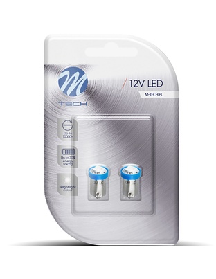 T4W 12V 0,24W BA9s (ΜΙΝΙΟΝ) LED 1xSMD5050 ΜΠΛΕ BLISTER 2ΤΕΜ. M-TECH