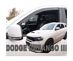 ΑΝΕΜΟΘΡΑΥΣΤΕΣ ΓΙΑ DODGE DURANGO 5D 2011-2021 ΖΕΥΓΑΡΙ ΑΠΟ ΕΥΚΑΜΠΤΟ ΦΙΜΕ ΠΛΑΣΤΙΚΟ HEKO - 2 ΤΕΜ.
