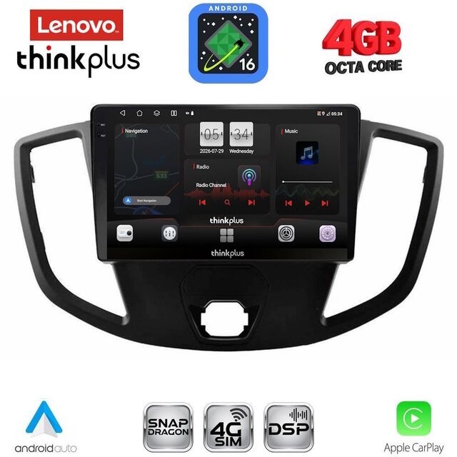 LENOVO LTG 7179_CPA  (9inc) MULTIMEDIA TABLET for FORD TRANSIT mod. 2014-2020