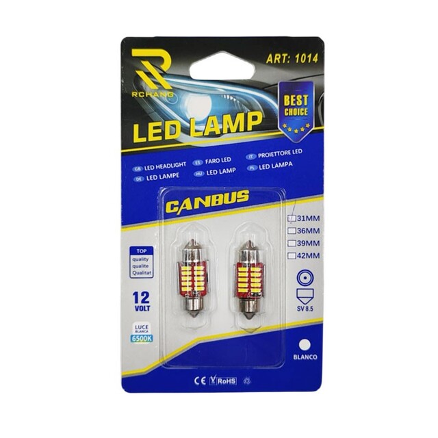 LED ΛΑΜΠΑ ΑΥΤΟΚΙΝΗΤΟΥ CANBUS 12V 31mm W08324-1-1
