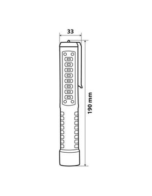 ΦΑΚΟΣ PRO-LAM 5/230V/USB SMD LED 260lm 6.000K PRO-SERIES ΜΕ ΜΑΓΝΗΤΙΚΗ ΒΑΣΗ+ΓΑΝΤΖΟΣ