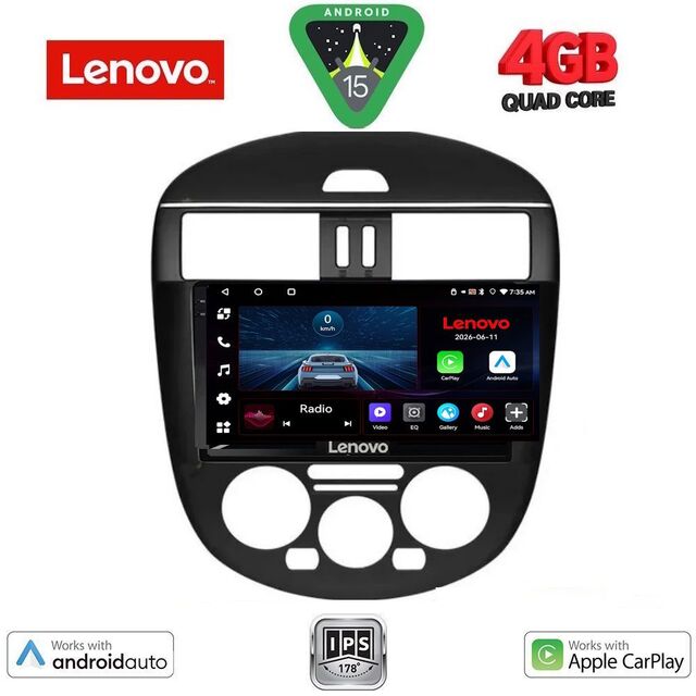 LENOVO LVE 8465B AC_CPAA (9inc) MULTIMEDIA TABLET for NISSAN TIIDA mod. 2013-2023 with A/C