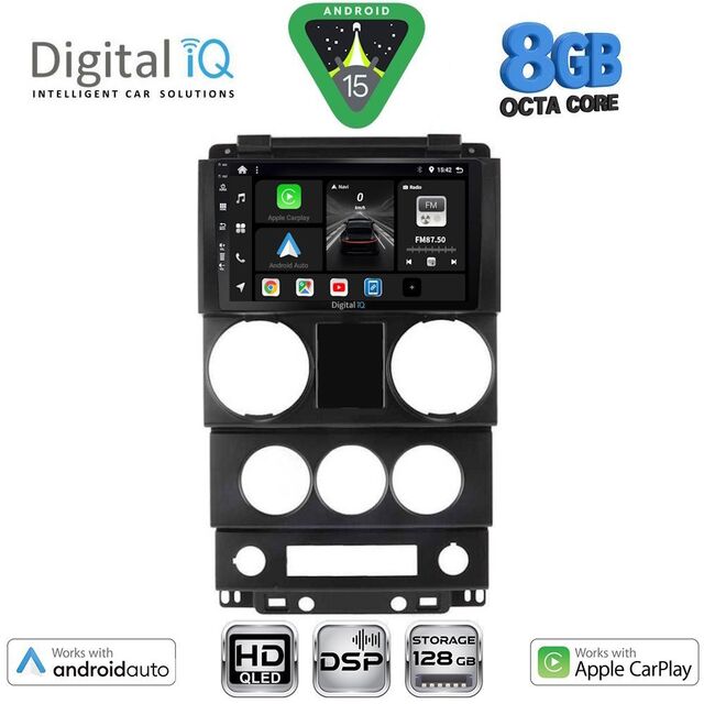 DIGITAL IQ BXF 18292_CPAA (9inc) MULTIMEDIA TABLET for JEEP WRANGLER  mod. 2006-2011