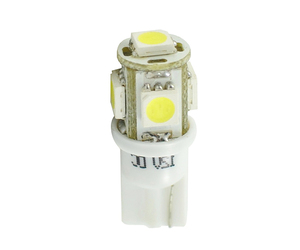 T10 W5W 12V W2,1x9,5d LED 5xSMD5050 ΛΕΥΚΟ (ΚΑΡΦΩΤΟ ΑΚΑΛΥΚΟ) BLISTER 2ΤΕΜ. M-TECH