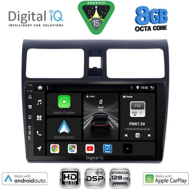 DIGITAL IQ BXF 18684_CPAA (10inc) MULTIMEDIA TABLET for SUZUKI SWIFT mod. 2005-2011