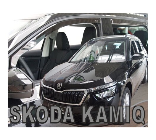 Heko - Ανεμοθραύστες Για Skoda Kamiq (Nw) 12/2019 > 02/2024 5πορτο / SUV Σετ Αυτοκινήτου Από Εύκαμπτο Φιμέ Πλαστικό - 4 τεμ. (ΑΝΕΜ.SET28355)