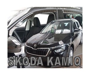 Heko - Ανεμοθραύστες Για Skoda Kamiq (Nw) 12/2019 > 02/2024 5πορτο / SUV Σετ Αυτοκινήτου Από Εύκαμπτο Φιμέ Πλαστικό - 4 τεμ. (ΑΝΕΜ.SET28355)