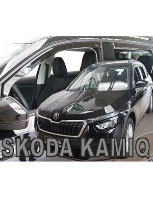 Heko - Ανεμοθραύστες Για Skoda Kamiq (Nw) 12/2019 > 02/2024 5πορτο / SUV Σετ Αυτοκινήτου Από Εύκαμπτο Φιμέ Πλαστικό - 4 τεμ. (ΑΝΕΜ.SET28355)