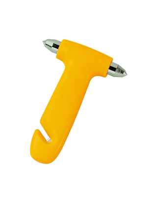 Lampa - Θραύστης Τζαμιού με Κοπτικό Ζώνης 2 σε 1 Emergency Escape Tool σε Κίτρινο Χρώμα - 1 Τεμ. (L4807.0)