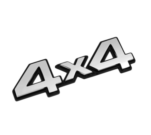 ΑΥΤΟΚΟΛΛΗΤΟ ΤΡΙΣΔΙΑΣΤΑΤΟ ΣΗΜΑ ΧΡΩΜΙΟΥ 4X4 ΑΔΙΑΒΡΟΧΟ LAMPA