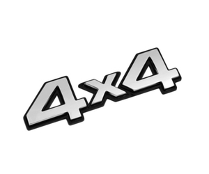 ΑΥΤΟΚΟΛΛΗΤΟ ΤΡΙΣΔΙΑΣΤΑΤΟ ΣΗΜΑ ΧΡΩΜΙΟΥ 4X4 ΑΔΙΑΒΡΟΧΟ LAMPA