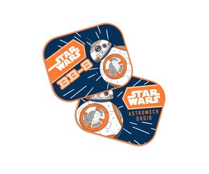 Amio - ΗΛΙΟΠΡΟΣΤΑΣΙΕΣ ΠΛΑΙΝΕΣ STAR WARS BB8 ΜΕ ΒΕΝΤΟΥΖΑ 2TEM (44x35cm) (S9315/AM)