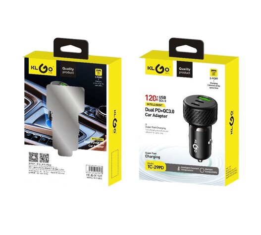 KLGO ΦΟΡΤΙΣΤΗΣ ΑΥΤΟΚΙΝΗΤΟΥ 120W TC-29PD