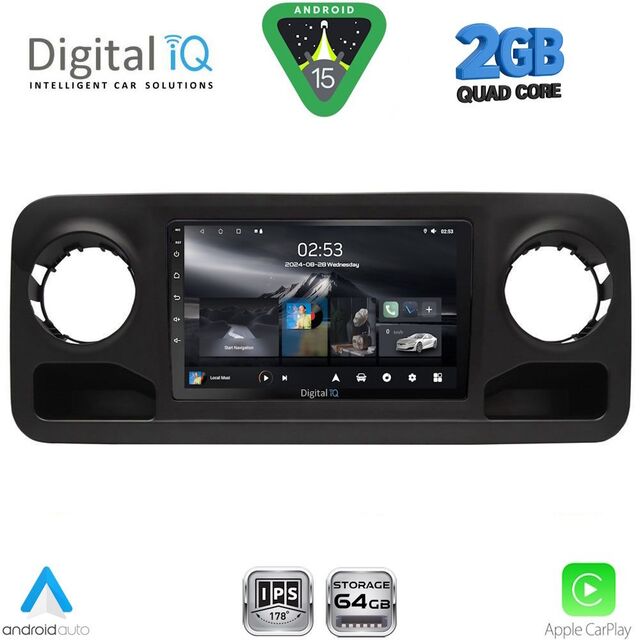 DIGITAL IQ RSD 1424_CPA (10inc) MULTIMEDIA TABLET for MERCEDES SPRINTER mod. 2018-2026