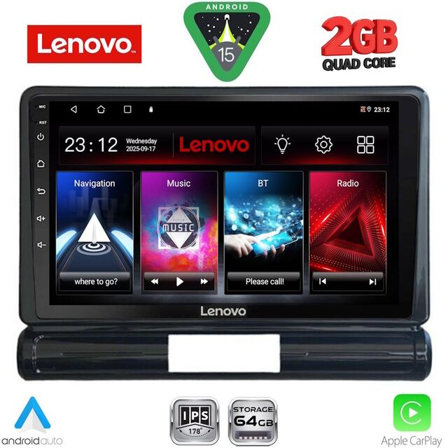 LENOVO LVD 2093L_CPA (9inc) MULTIMEDIA TABLET for CITROEN C3 - DS3 mod. 2016-2024 Low Version