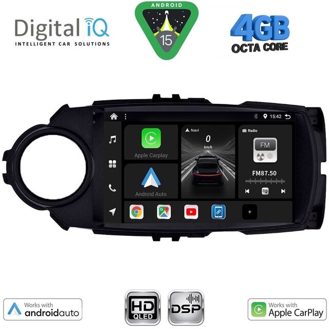 DIGITAL IQ BXF 16737FL_CPAA (9inc) MULTIMEDIA TABLET for TOYOTA YARIS mod. 2015-2020