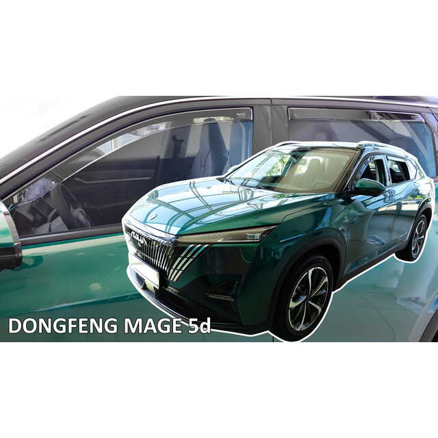 Heko - Ανεμοθραύστες Παραθύρων Για Dongfeng Mage 2025 > 5πορτο υλικό Acrylic Χρώμα Φιμέ - 4 τεμ. (ΑΝΕΜ.SET29130)