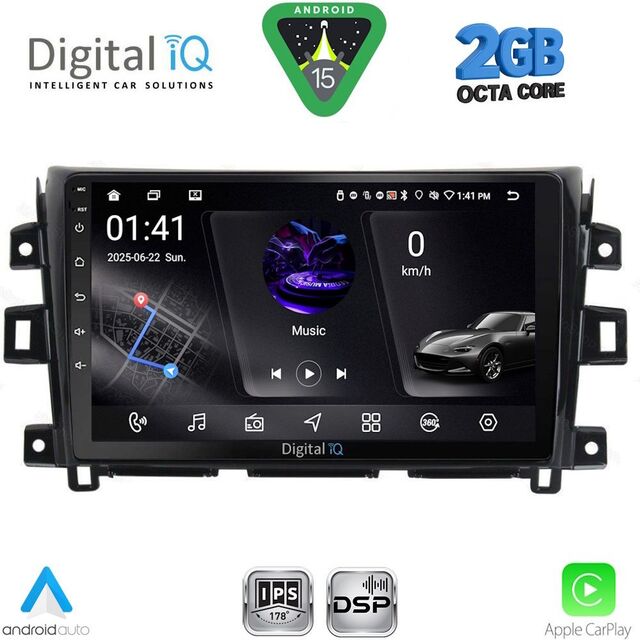 DIGITAL IQ RSF 4456_CPA (10inc) MULTIMEDIA TABLET for NISSAN NAVARA mod. 2016-2025