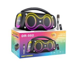 ΑΣΥΡΜΑΤΟ ΗΧΕΙΟ 5.5"x2 ΜΕ ΜΙΚΡΟΦΩΝΟ DR-502