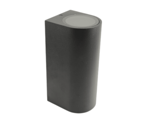 ΦΩΤΙΣΤΙΚΟ TOIXOY ΣΤΡΟΓΓΥΛΟ ΜΑΥΡΟ ΧΡΩΜΑ 25W  RH-06035