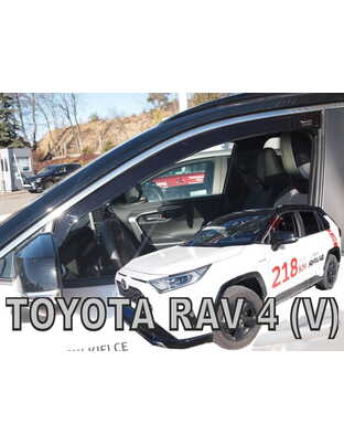 ΑΝΕΜΟΘΡΑΥΣΤΕΣ ΓΙΑ TOYOTA RAV4 V 5D 2019+ / SUZUKI ACROSS 5D 2020+ ΖΕΥΓΑΡΙ ΑΠΟ ΕΥΚΑΜΠΤΟ ΦΙΜΕ ΠΛΑΣΤΙΚΟ HEKO - 2 ΤΕΜ.
