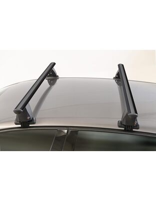 ΜΠΑΡΕΣ ΟΡΟΦΗΣ ΑΛΟΥΜΙΝΙΟΥ DELTA XL BLACK 161 cm ROOF RACK ΣΕΤ ΣΕ ΜΑΥΡΟ ΧΡΩΜΑ ΜΕ ΠΡΟΣΤΑΤΕΤΙΚΑ ΚΑΠΑΚΙΑ ΑΚΡΩΝ ΓΙΑ ΑΠΛΗ ΟΡΟΦΗ MENABO - 2 ΤΕΜ.