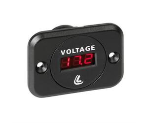 ΒΟΛΤΟΜΕΤΡΟ ΨΗΦΙΑΚΟ ΣΕ ΠΡΙΖΑ EXT-9 6-30V LED 60x48,5x40mm