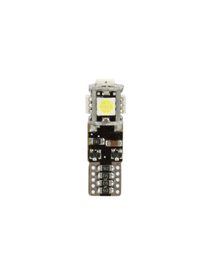 T10 W5W 12/30V W2,1x9,5d 80lm 5SMD LED ΛΕΥΚΟ (ΚΑΡΦΩΤΟ-ΤΡΙΠΛΟΕΣΤΙΑΚΟ- CAN-BUS) 2ΤΕΜ.