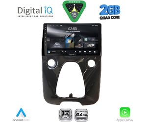 DIGITAL IQ RSD 1708_CPA A/C (10inc) MULTIMEDIA TABLET for CITROEN C1-PEUGEOT 108-TOYOTA AYGO mod. 2014-2022