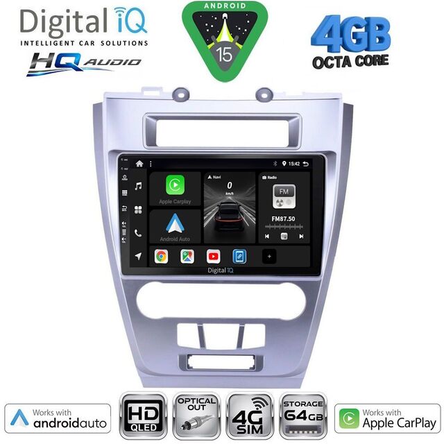DIGITAL IQ BXK 19159_CPAA (10inc) MULTIMEDIA TABLET for FORD FUSION mod. 2012-2017