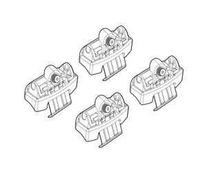 ΑΚΡΑ ΓΙΑ ΜΠΑΡΕΣ NORDRIVE ΓΙΑ HONDA CIVIC 4/5D 03/17+ KIT