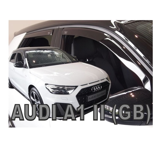 ΑΝΕΜΟΘΡΑΥΣΤΕΣ ΓΙΑ AUDI A1 5D 2018+ ΣΕΤ ΑΥΤΟΚΙΝΗΤΟΥ ΑΠΟ ΕΥΚΑΜΠΤΟ ΦΙΜΕ ΠΛΑΣΤΙΚΟ HEKO - 4 ΤΕΜ.