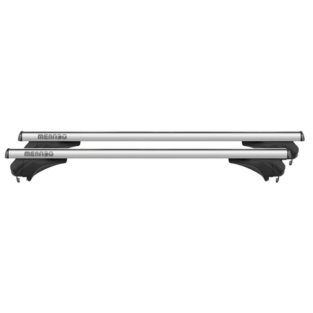 MENABO ΜΠΑΡΕΣ ΑΛΟΥΜΙΝΙΟΥ ARIEM XL 131.5 cm ΣΕ ΑΣΗΜΙ ΧΡΩΜΑ ΓΙΑ KGM Korando (C300) 03/2019 >  5πορτο / SUV ΜΕ RAISED RAILS - 2 ΤΕΜ. (14710/MB)