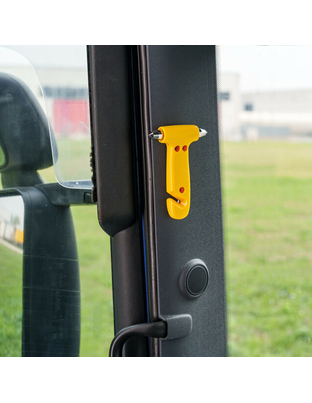 Lampa - Θραύστης Τζαμιού με Κοπτικό Ζώνης 2 σε 1 Emergency Escape Tool σε Κίτρινο Χρώμα - 1 Τεμ. (L4807.0)