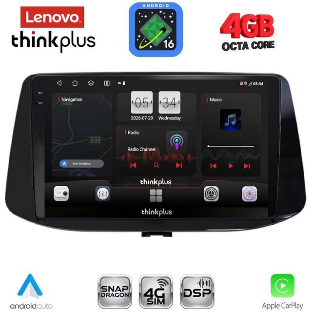 LENOVO LTG 7233_CPA (9inc) MULTIMEDIA TABLET for HYUNDAI i30 mod. 2018-2025