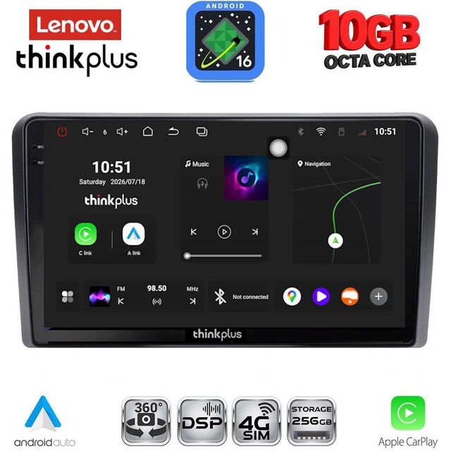 LENOVO LTM 11168RD_CPA (9inc) MULTIMEDIA TABLET for FORD mod. 2007-2011 (For Square radio)