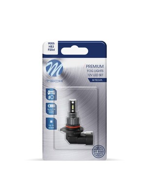HB3 9005 12V P20d 6xSMD1616 LED 6.000K 280lm  PREMIUM FOG LED  M-TECH - 1 ΤΕΜ.