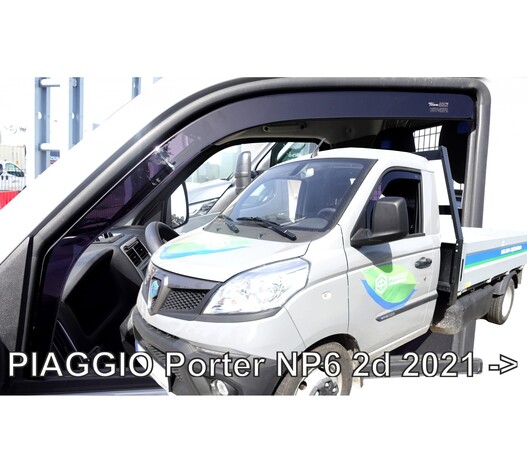 ΑΝΕΜΟΘΡΑΥΣΤΕΣ ΓΙΑ PIAGGIO PORTER NP6 2D 2021+ ΖΕΥΓΑΡΙ ΑΠΟ ΕΥΚΑΜΠΤΟ ΦΙΜΕ ΠΛΑΣΤΙΚΟ HEKO - 2 ΤΕΜ