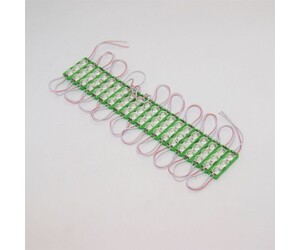 LED MODULE ΑΛΥΣΙΔΑ ΠΡΑΣΙΝΟ ΧΡΩΜΑ ΑΔΙΑΒΡΟΧΑ 12V 20ΤΜΧ AC-LI-0433