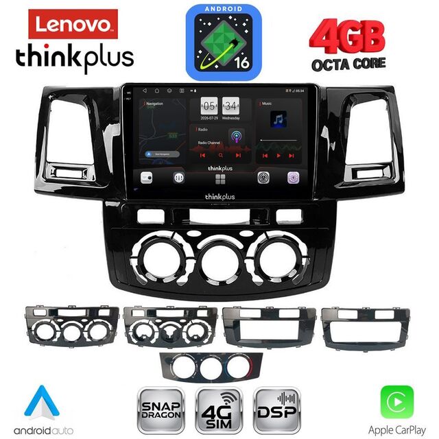 LENOVO LTG 7720_CPA (9inc) MULTIMEDIA TABLET for TOYOTA HILUX mod. 2005-2016