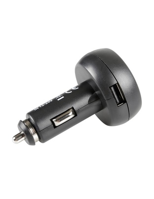 ΒΟΛΤΟΜΕΤΡΟ ΜΠΑΤΑΡΙΑΣ SMART-PLUG  3 in 1 12/24V 2,1A (ΜΕ ΘΕΡΜΟΜΕΤΡΟ ΚΑΙ ΘΥΡΑ USB)